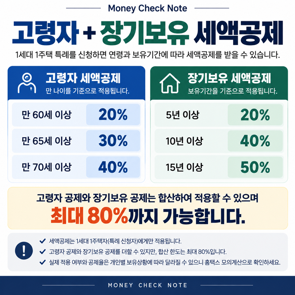 부부 공동명의 종부세 고령자 장기보유 세액공제율